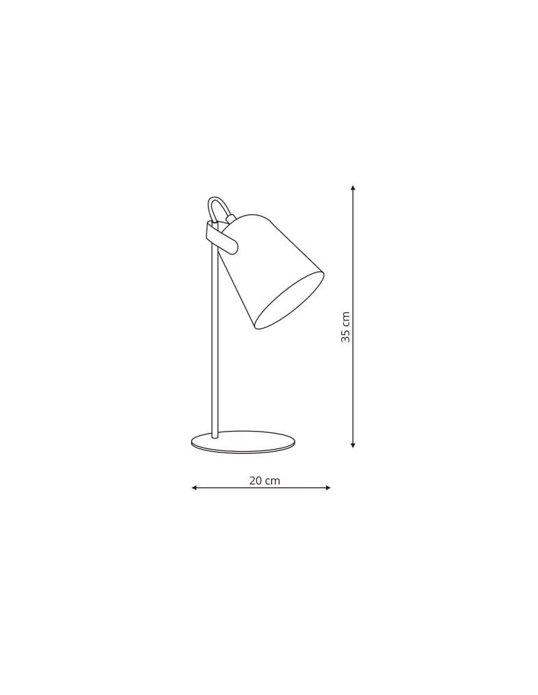 Lampy stołowe klasyczne - Light Prestige Siri biurkowa biała 1xE27 biały LP-4227/1T WHT - produkt kolory-swiatla.pl 2