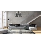 Żyrandole świecznikowe - Light Prestige Como wisząca czarna 6xE14 Czarny/Nikiel LP-90103/6P BK - product 4