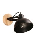 Lampy wiszące - Light Prestige Terme 5 wisząca E27 czarny, drewno LP-4404/5P - product 3