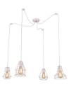 Light Prestige Imperia 4 wisząca biała E27 biały LP-2309/4P WH