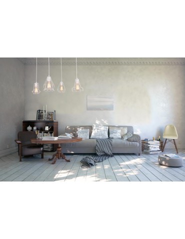 Light Prestige Imperia 4 wisząca biała E27 biały LP-2309/4P WH - produkt 2