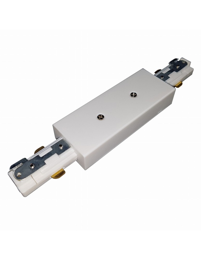 Akcesoria do szynoprzewodów 1 fazowych - Light Prestige Zasilanie centralne do szynoprzewodów 1F białe biały LP-555-S-WH - produkt kolory-swiatla.pl 1