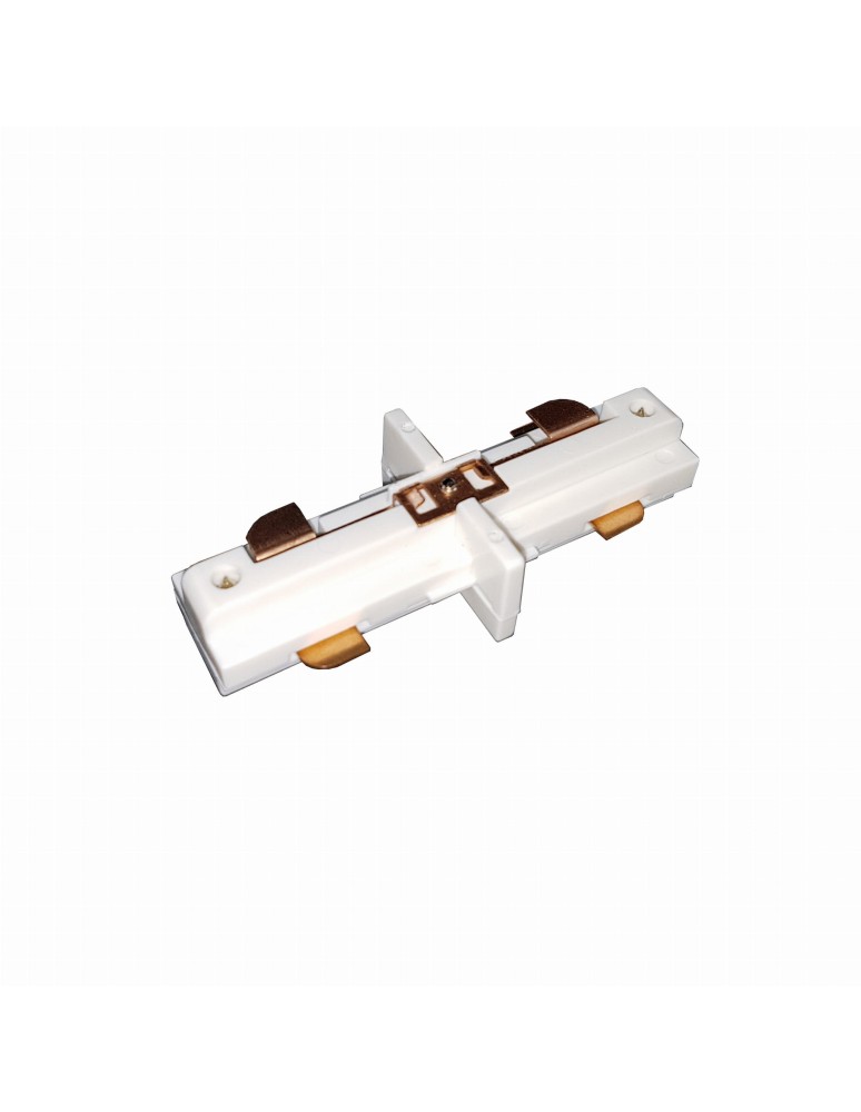 Akcesoria do szynoprzewodów 1 fazowych - Light Prestige Łącznik I wewnętrzny  biały  do szynoprzewodów 1F biały LP-551-S-WH - produkt kolory-swiatla.pl 1