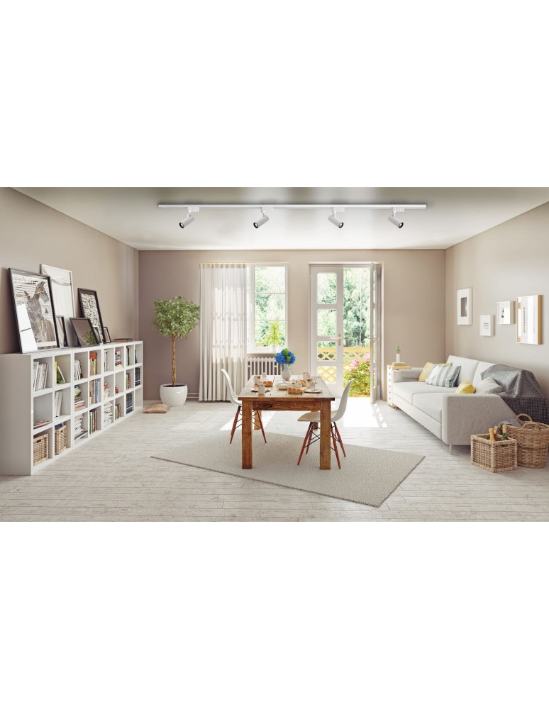 Akcesoria do szynoprzewodów 1 fazowych - Light Prestige Zakończenie  do szynoprzewodów 1F białe (zaślepka) biały LP-556/END-S-WH - product kolory-swiatla.pl 2