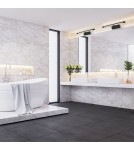 Kinkiety łazienkowe - Light Prestige Isla kinkiet czarny średni z IP44 4000K LED czarny GS-LWB-12W BK - produkt 3