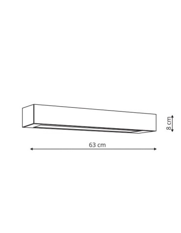 Light Prestige Ibros kinkiet biały średni 9W 4000K IP44 LED biały GS-LWA-9W WH - produkt 2