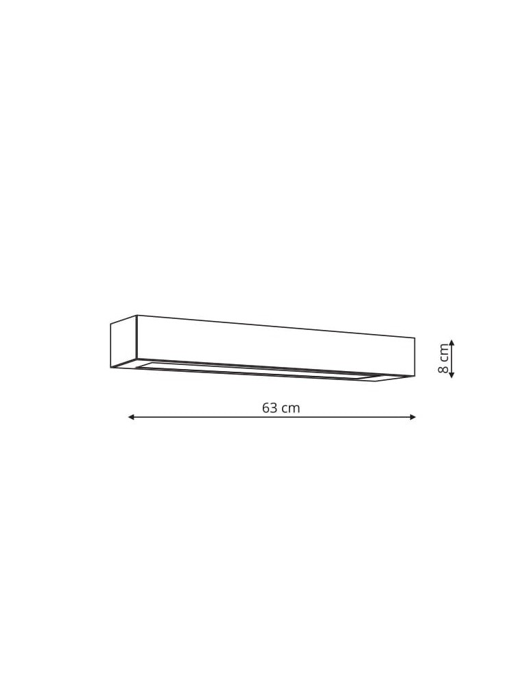 Kinkiety łazienkowe - Light Prestige Ibros kinkiet biały średni 9W 4000K IP44 LED biały GS-LWA-9W WH - produkt kolory-swiatla.pl 2