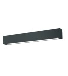 Kinkiety łazienkowe - Light Prestige Ibros kinkiet czarny duży 12W 4000K IP44 LED czarny GS-LWA-12W BK - produkt 1