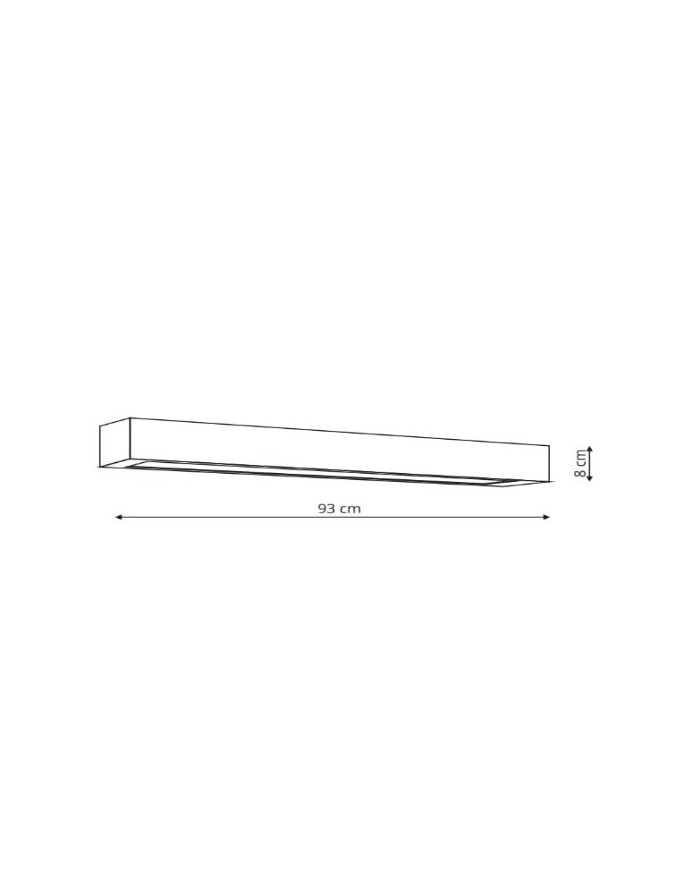 Kinkiety łazienkowe - Light Prestige Ibros kinkiet czarny duży 12W 4000K IP44 LED czarny GS-LWA-12W BK - produkt kolory-swiatla.pl 2