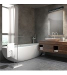 Kinkiety łazienkowe - Light Prestige Ibros kinkiet czarny duży 12W 4000K IP44 LED czarny GS-LWA-12W BK - produkt 3