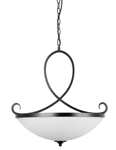 Light Prestige Cuneo wisząca E27 biały, czarny LP-2322/3P
