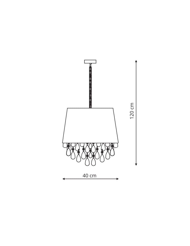 Light Prestige VIGO wisząca czarna E27 czarny, złoty LP-0412/1P BK