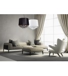 Lampy wiszące z abażurem - Light Prestige VIGO wisząca czarna E27 czarny, złoty LP-0412/1P BK - product 3
