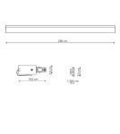 Szyny 1 fazowe - Light Prestige Szynoprzewód 1F 2m czarny czarny LP-571/2M-S-BK - produkt 2