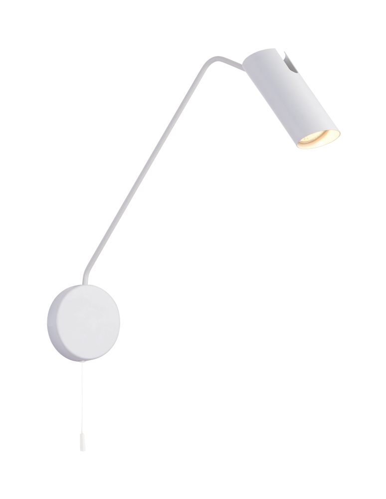 Light Prestige Futuro 1 kinkiet biały z wysięgnikiem GU10 biały LP-17001/1WL WH