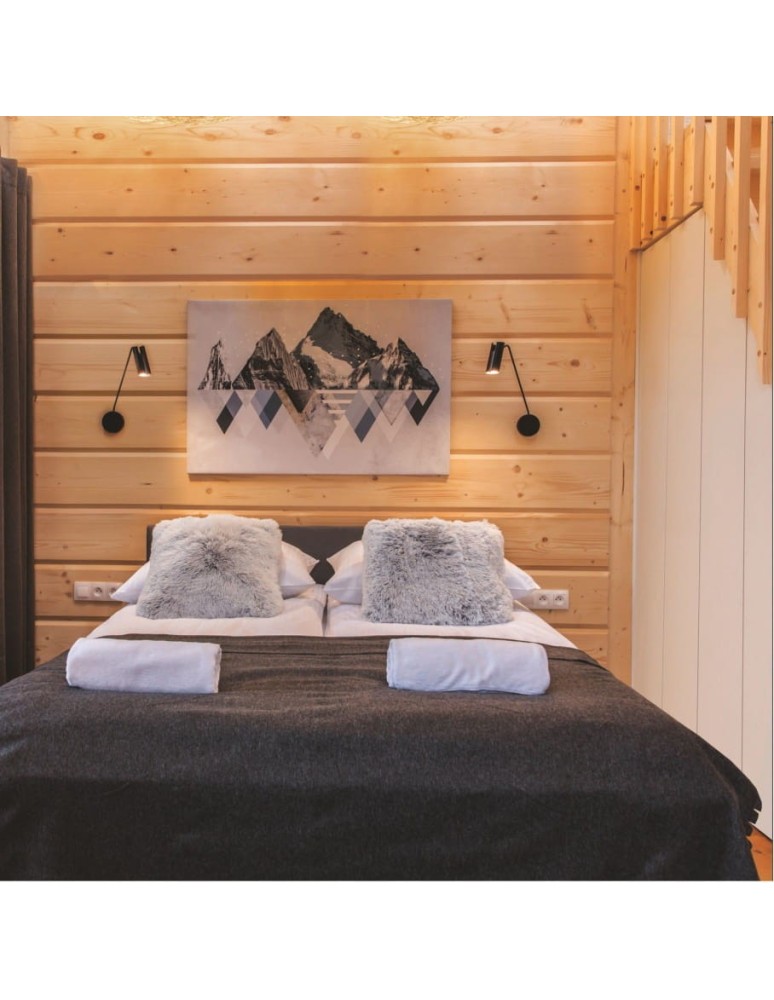 Light Prestige Futuro 1 kinkiet czarny z wysięgnikiem GU10 czarny LP-17001/1WL BK