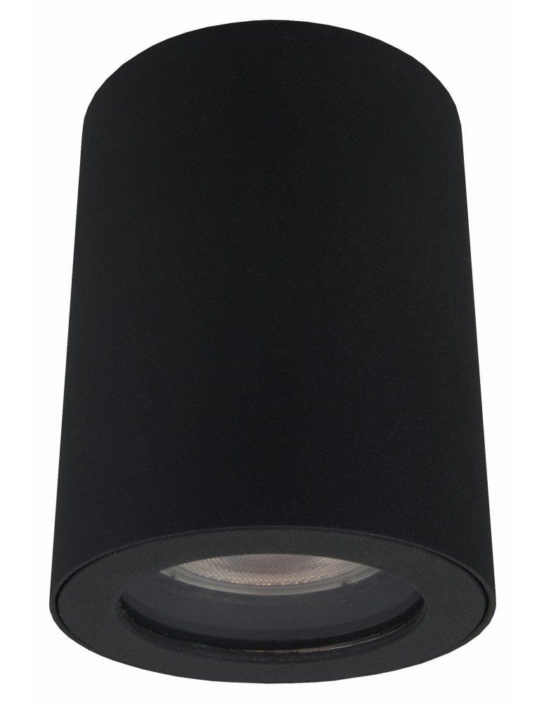 Oprawy sufitowe hermetyczne - Light Prestige Oprawa natynkowa Faro czarna IP65 GU10 czarny LP-6510/1SM BK - produkt kolory-swiatla.pl 1