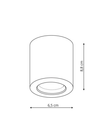 Light Prestige Oprawa natynkowa Faro czarna IP65 GU10 czarny LP-6510/1SM BK - produkt 2