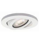 Lampy podtynkowe okrągłe - Light Prestige Lagos oczko podtynkowe okrągłe ruchome białe IP20 GU10 biały LP-440/1RS WH movable - product 1