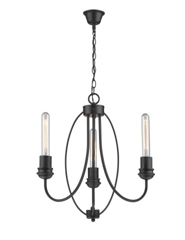 Light Prestige Canaria 3 wisząca E27 czarny LP-6704/3P