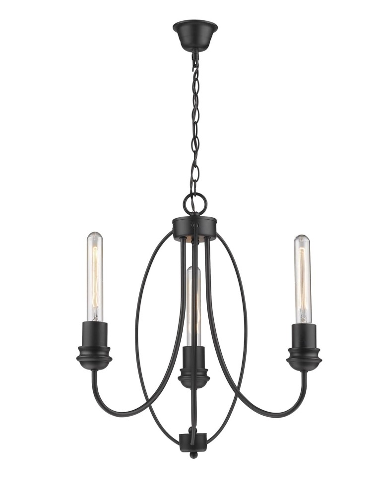Żyrandole świecznikowe - Light Prestige Canaria 3 wisząca E27 czarny LP-6704/3P - produkt kolory-swiatla.pl 1