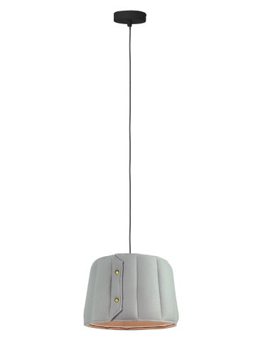 Light Prestige Vitoria wisząca mała E27 szary LP-6030/1P S