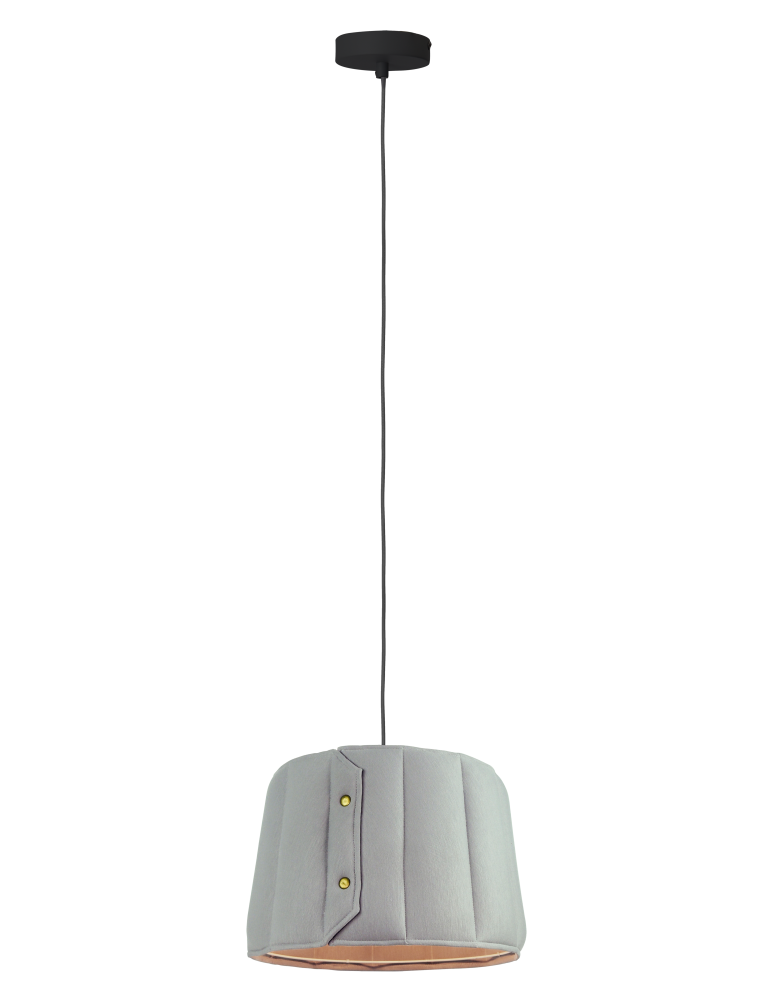 Lampy wiszące - Light Prestige Vitoria wisząca mała E27 szary LP-6030/1P S - produkt kolory-swiatla.pl 1
