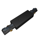 Akcesoria do szynoprzewodów 1 fazowych - Light Prestige Zasilanie centralne do szynoprzewodów 1F czarne  LP-555-S-BK - product 1