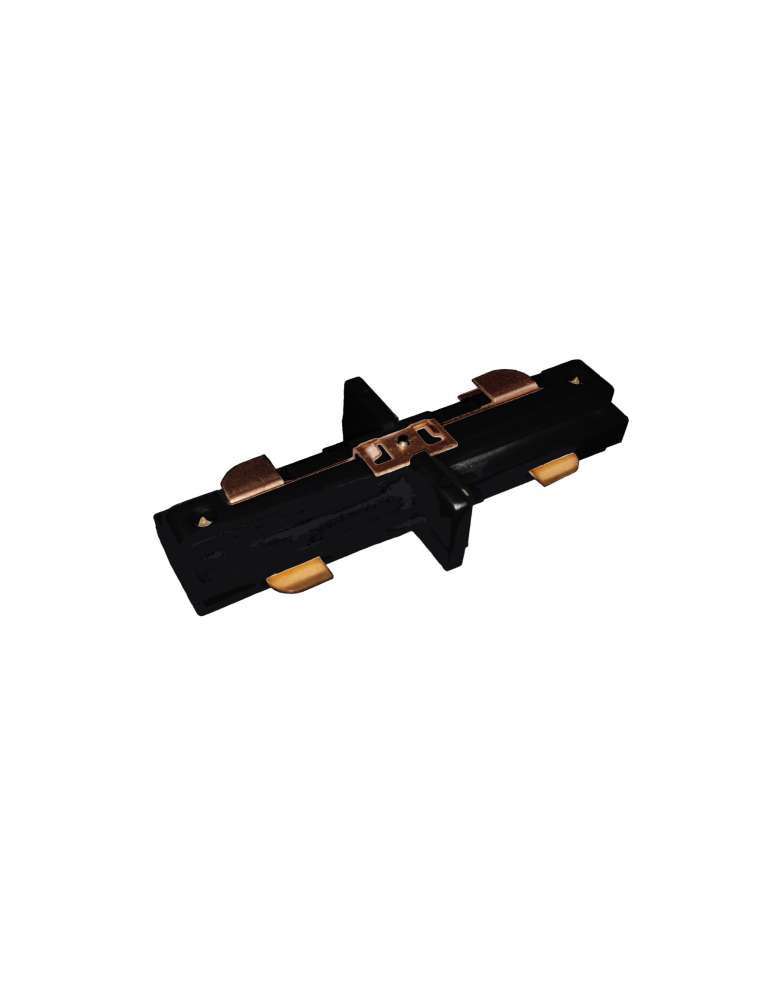 Akcesoria do szynoprzewodów 1 fazowych - Light Prestige Łącznik wewnętrzny czarny  do szynoprzewodów 1F  LP-551-S-BK - produkt kolory-swiatla.pl 1