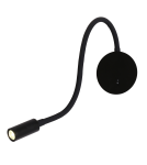 Kinkiety do czytania - Light Prestige Senise kinkiet czarny LED czarny LP-2021/1W BK - product 1