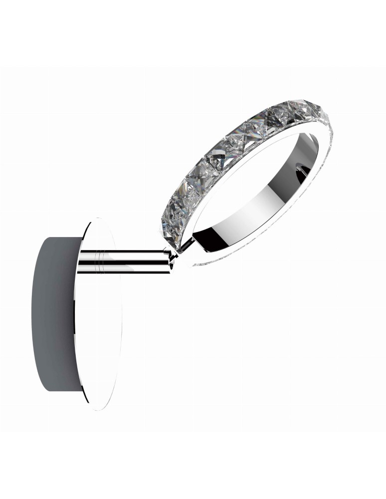 Reflektory LEDowe - Light Prestige Carrara 1 spot LED chrom LP-1864/1W - produkt kolory-swiatla.pl 1