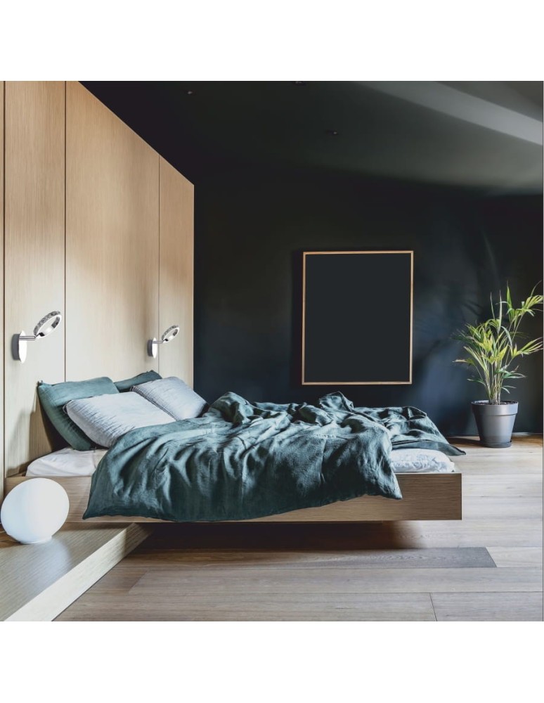 Reflektory LEDowe - Light Prestige Carrara 1 spot LED chrom LP-1864/1W - product kolory-swiatla.pl 3