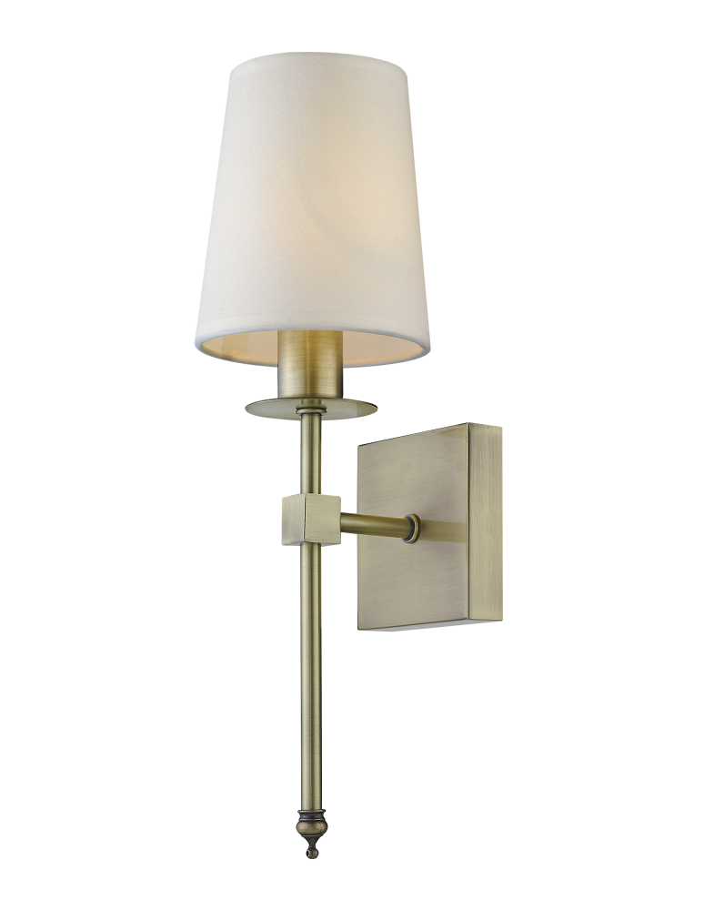 Kinkiety z abażurem - Light Prestige Casoli kinkiet patyna E14 patyna LP-2118/1W patyna - produkt kolory-swiatla.pl 1