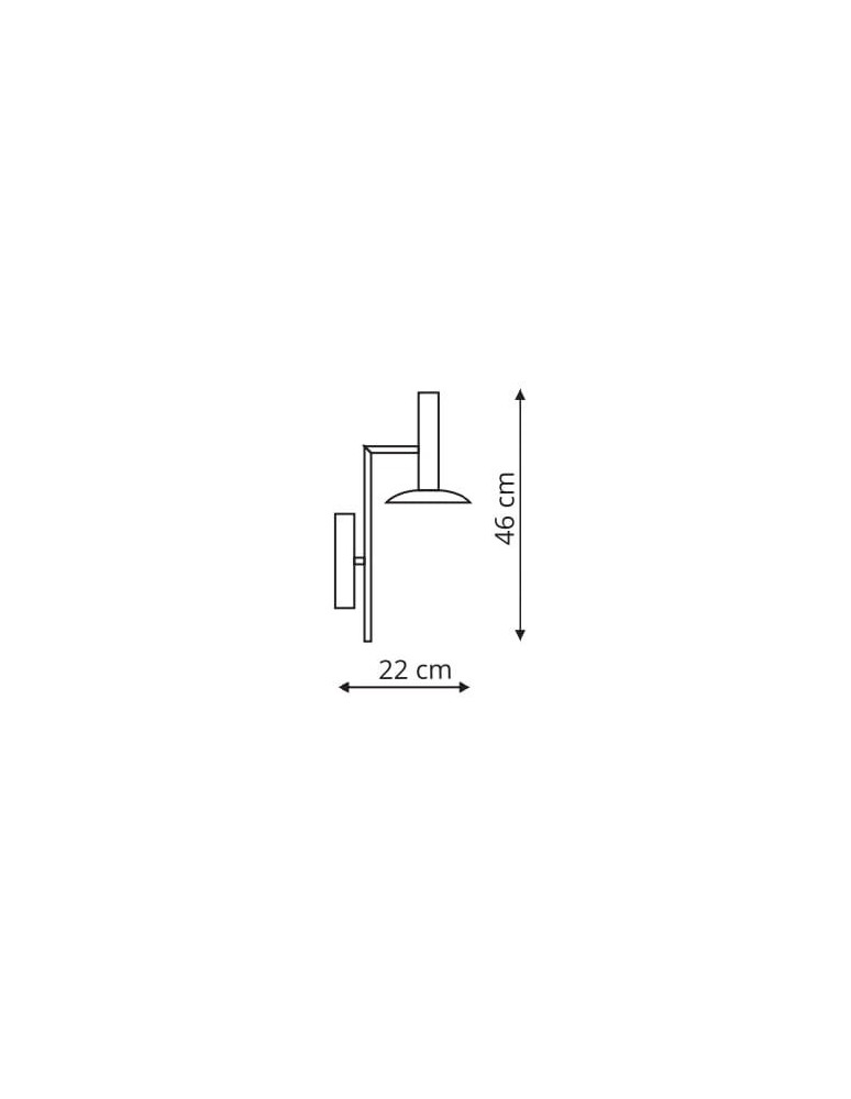 Kinkiety - Light Prestige HAT kinkiet biały LED biały LP-1661/1W WH - produkt kolory-swiatla.pl 2
