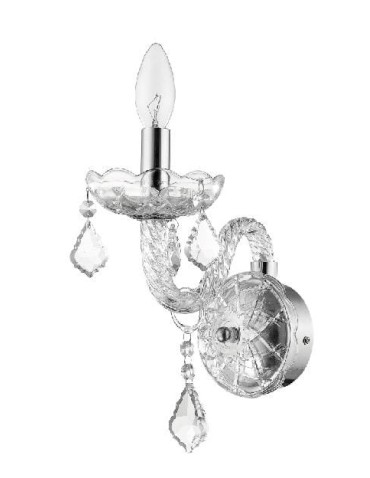 Light Prestige Cristallo kinkiet  E14 transparentny LP-2940/1W