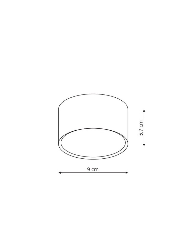 Oprawy sufitowe LEDowe - Light Prestige Kendal oprawa natynkowa biała LED biały LP-6331/1SM WH - product kolory-swiatla.pl 2