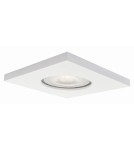 Lampy podtynkowe hermetyczne - Light Prestige Lagos oczko podtynkowe kwadratowe białe IP65 GU10 biały LP-440/1RS WH square - produkt 1