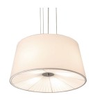 Lampy wiszące z abażurem - Light Prestige Bali wisząca biała E27 biały LP-1322/1P WH - produkt 1