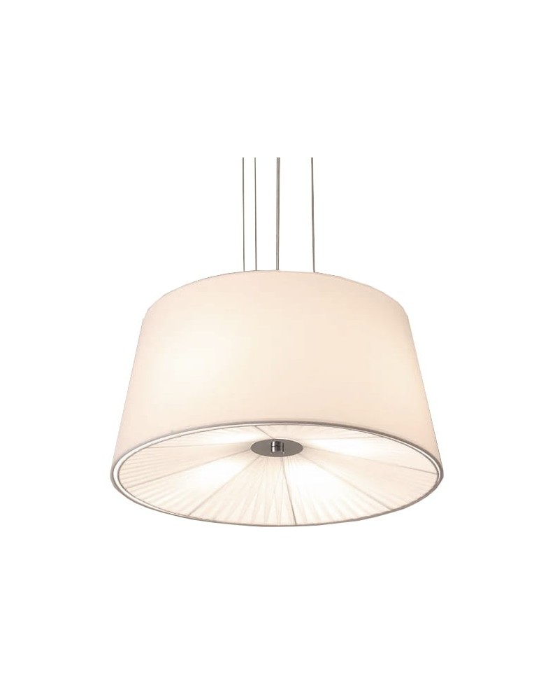 Lampy wiszące z abażurem - Light Prestige Bali wisząca biała  E27 biały LP-1322/1P WH - produkt kolory-swiatla.pl 1
