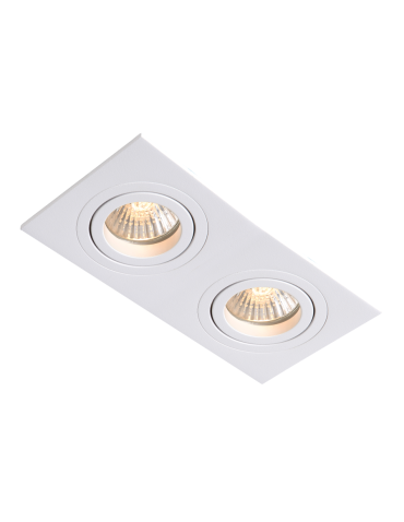Light Prestige Metis 2 podtynkowa biała GU10 biały LP-2780/2RS WH