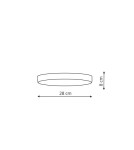 Plafony hermetyczne - Light Prestige Moon plafon IP44 LED biały LP-2231/1C-28 WH - product 2