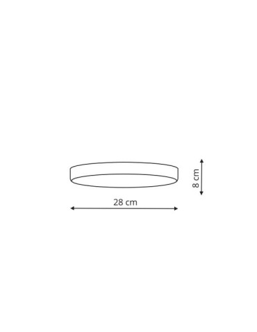 Light Prestige Moon plafon IP44 LED biały LP-2231/1C-28 WH - produkt 2