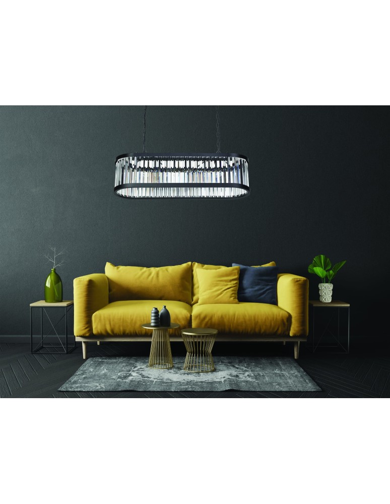 Lampy wiszące - Light Prestige Galaxy wisząca E27 czarny LP-8527/5P - produkt kolory-swiatla.pl 3