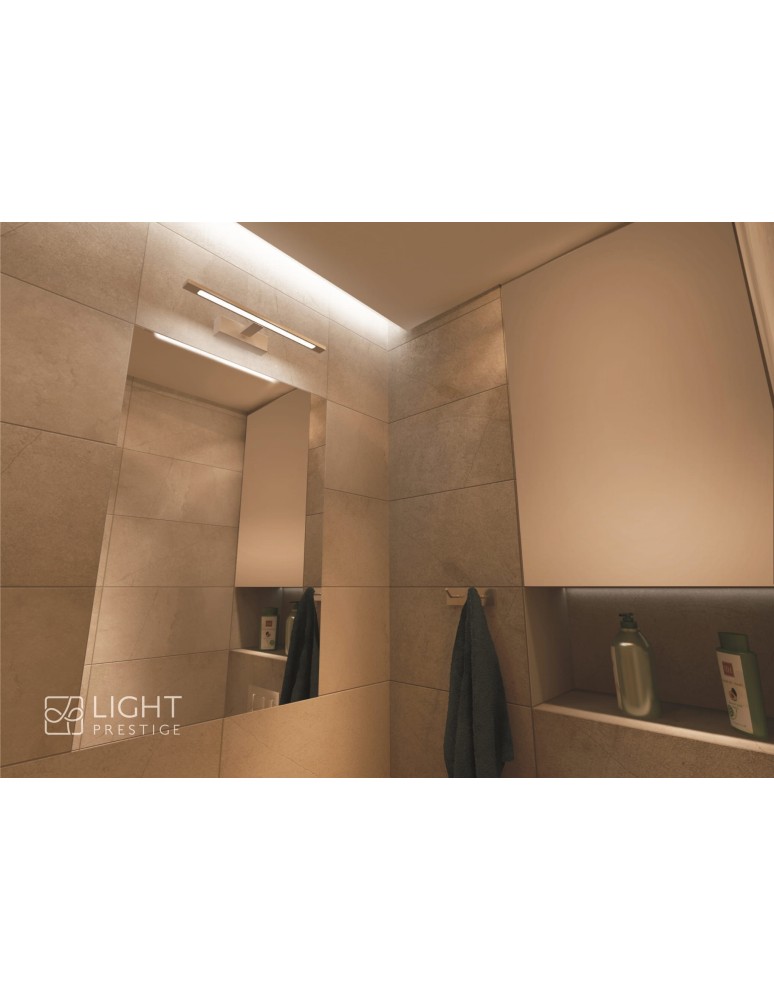 Light Prestige Isla kinkiet chrom XXL z IP44 4000K LED chrom GS-LWB-32W CH