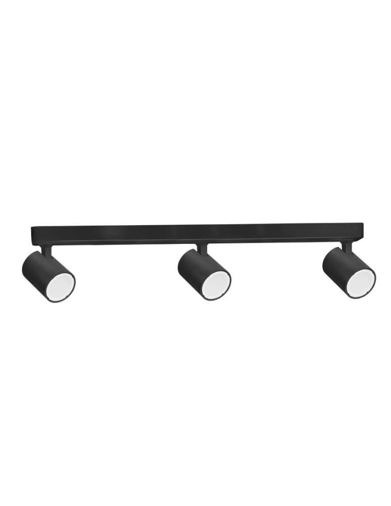Light Prestige Snow 3 spot czarny GU10 czarny LP-731/3W BK
