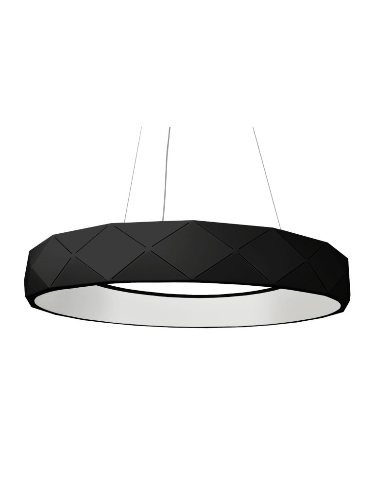 Lampy wiszące LED - Light Prestige Reus LED wisząca czarna LED czarny LP-8069/1P LED BK - produkt kolory-swiatla.pl 1