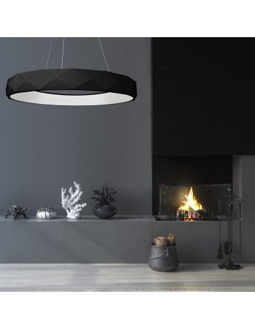 Light Prestige Reus LED wisząca czarna LED czarny LP-8069/1P LED BK - produkt 2