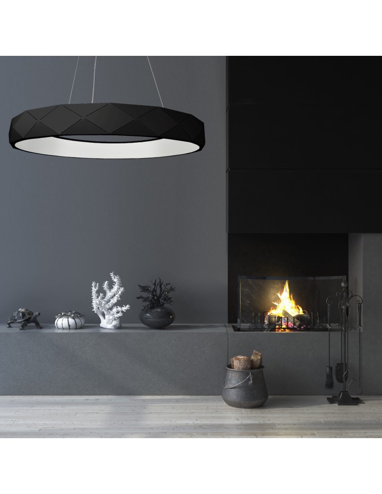 Light Prestige Reus LED wisząca czarna LED czarny LP-8069/1P LED BK