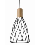Lampy wiszące - Light Prestige Moderno wisząca długa GU10 GU10 czarny/brązowy LP-1221/1P L BK - produkt 1