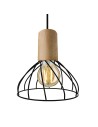 Light Prestige Moderno wisząca mała E27 E27 czarny/brązowy LP-1221/1P S E27 BK
